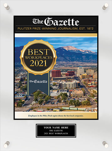 Best Workplaces 2021 Acrylic Plaque